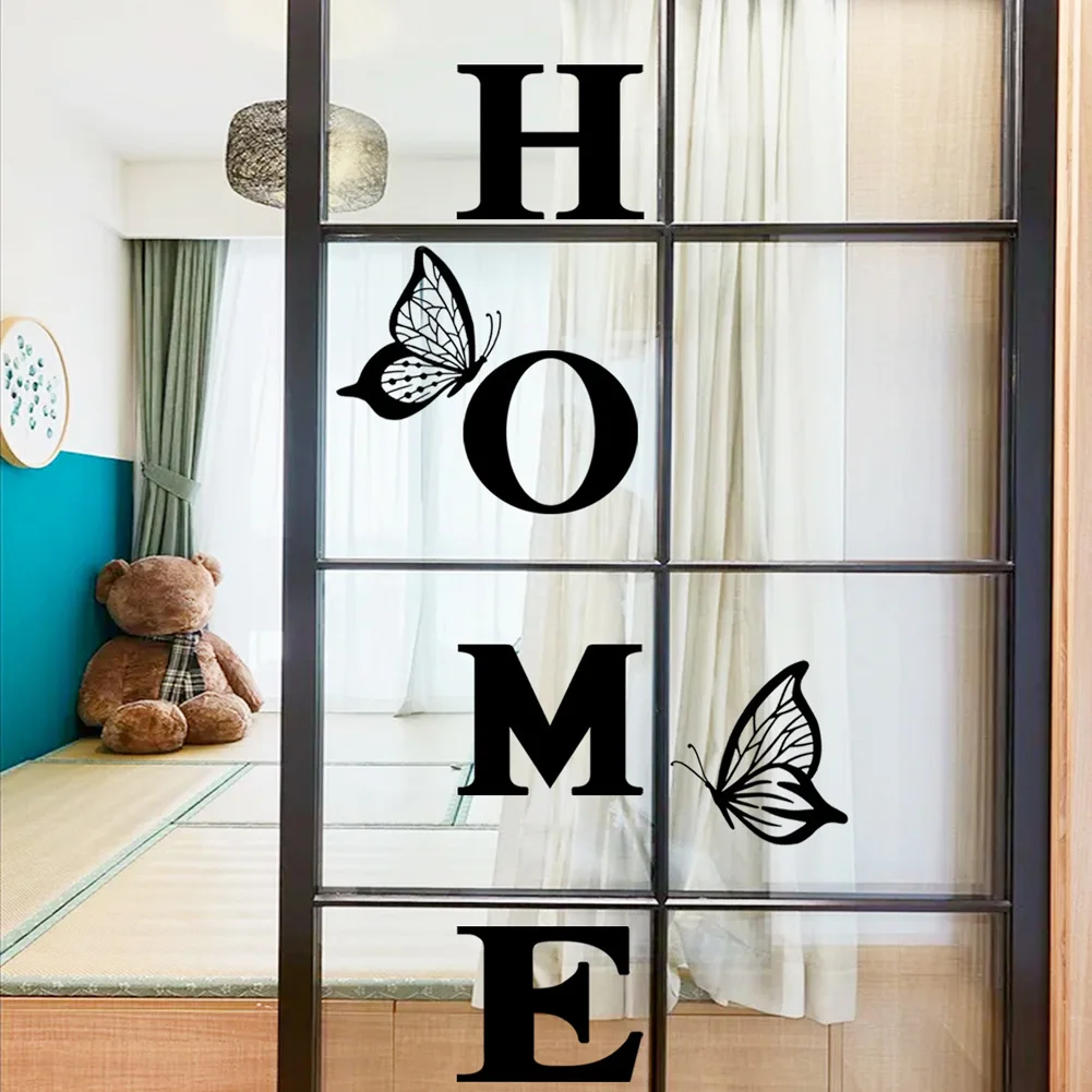 HOME Butterfly Wall Sticker Living Room Entrance Sofa Background Decoration Mural Art Pattern Home Decor Self Adhesive Wallpaper