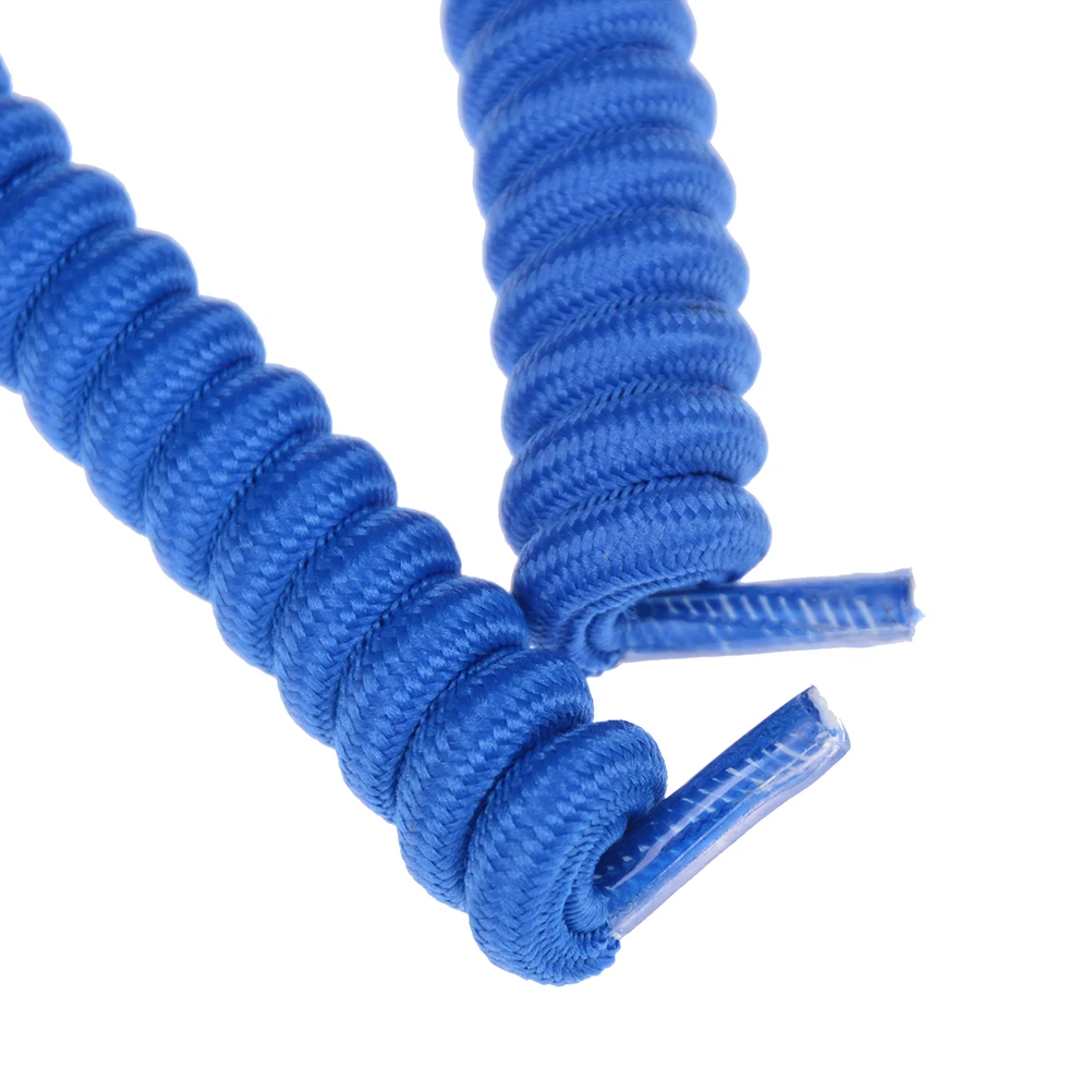 Elastic No Tie Curly Shoe Laces Coiler Elastic Twisty Unisex Fits Kid And Adult