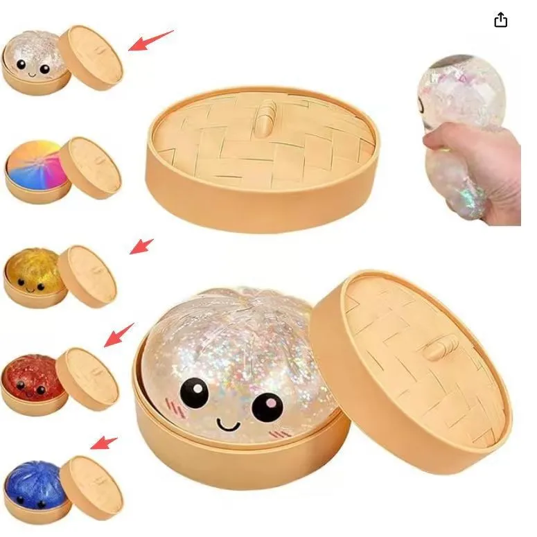 Glitter Dumpling Squishy Toy 3