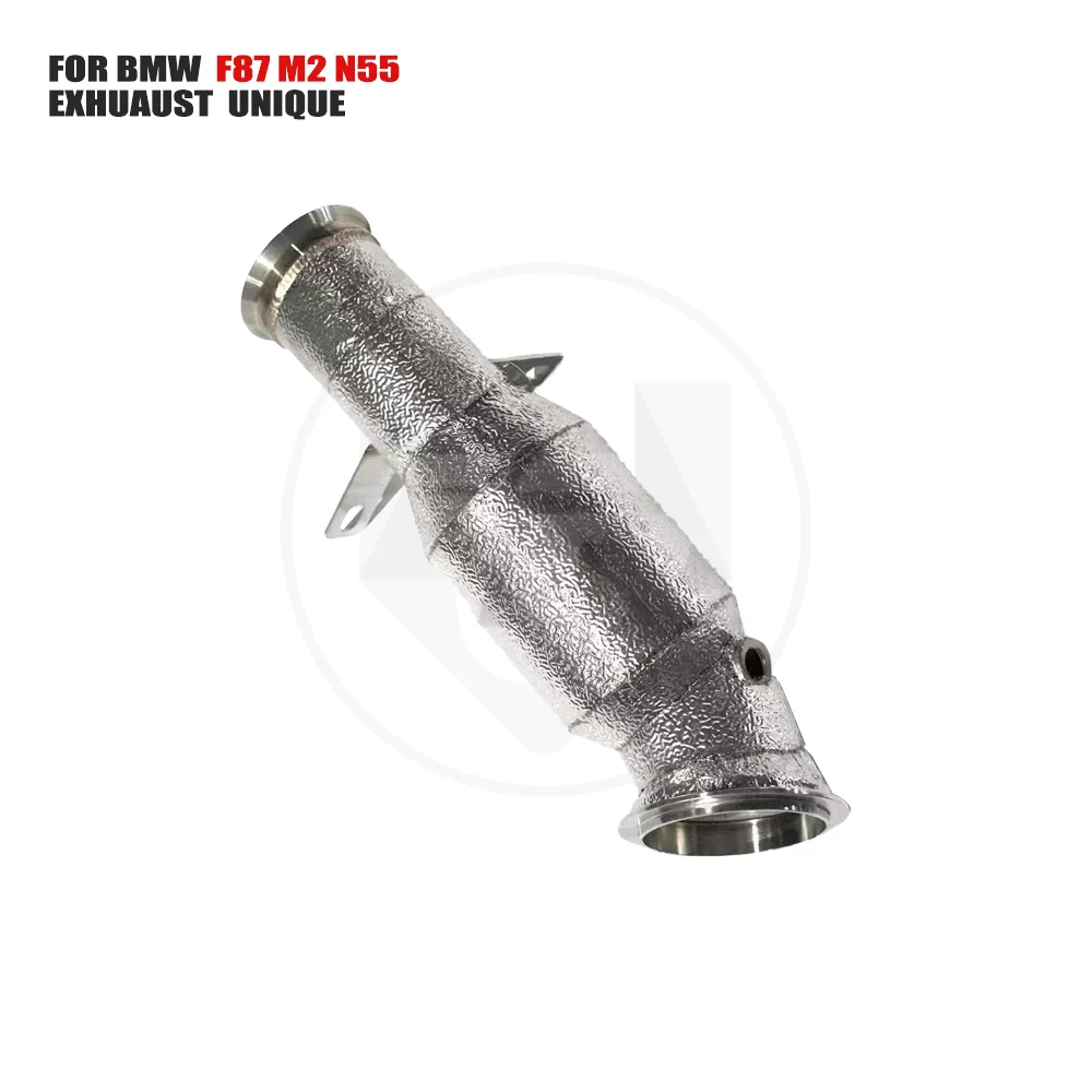 

UNIQUE Exhaust Manifold Downpipe for BMW F87 M2 N55 3.0T Car Accessories With Catalytic converter Header Without cat pipe