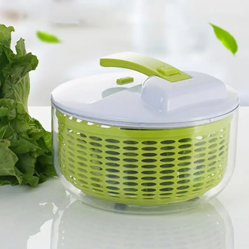 Salad Spinner 6L Food Vegetables Washer Dryer Drain Crisper Strainer