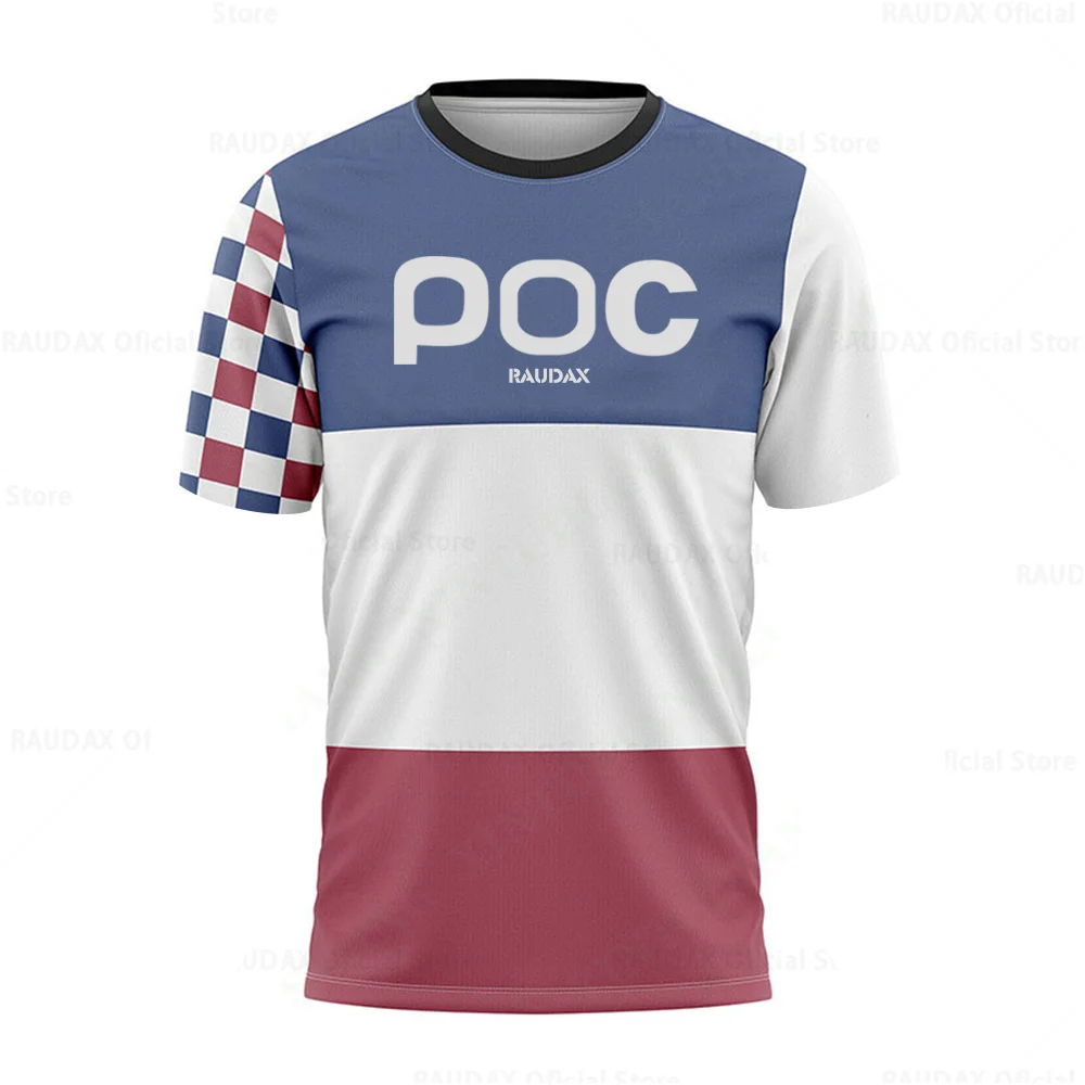 Camiseta de ciclismo de manga larga RAUDAX POC Racing Mx para motocross, camisetas deportivas para descenso, camisetas para bicicleta de montaña, camisetas para motocicleta DH todoterreno