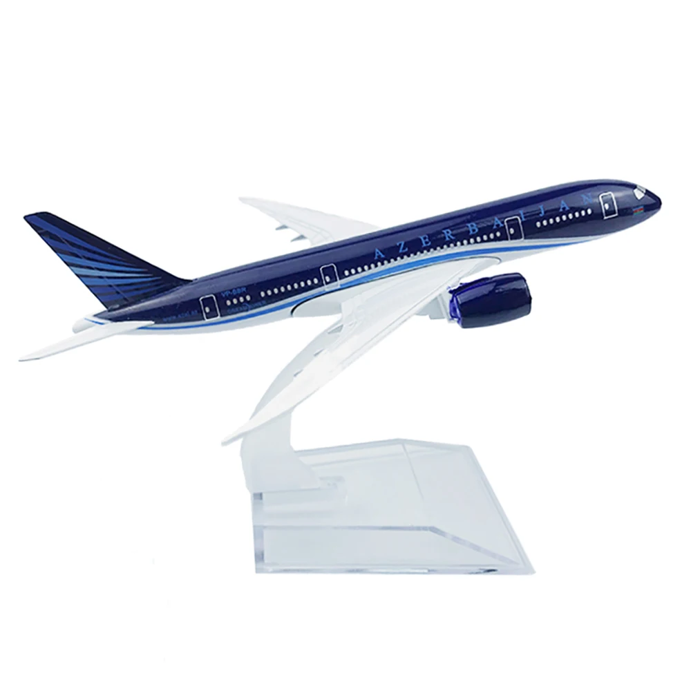 

1/400 Scale Alloy Aircraft Boeing 787 Azerbaijan Airlines 14cm Alloy Plane B787 Model Toys Children Kids Gift for Collection