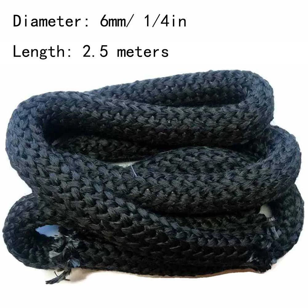 

Better Burn Efficiency with For Wood Stove Gasket Replacement Fiberglass Seal for Pellet Stove Fireplaces Dark Grey