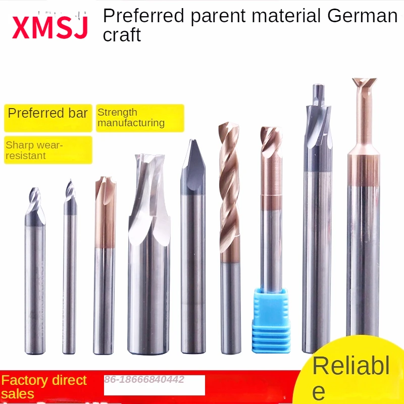 

customized Non-standard cutter coated tungsten steel milling cutter alloy forming step drill flat reamer taper custom drill bit