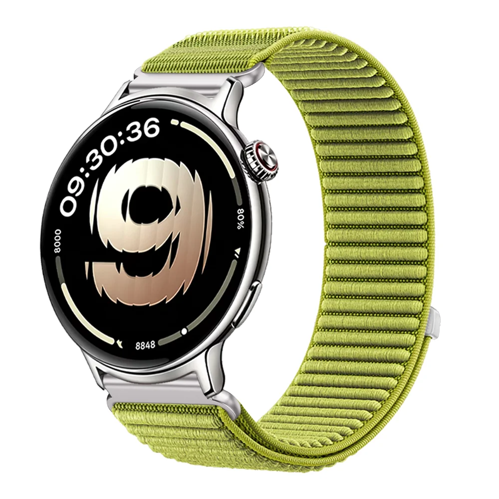 Braided Nylon Breathable Strap, Adjustable 18/20/22mm Band