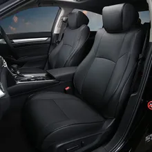 Housses de siège de voiture en Faux cuir, ensemble complet personnalisé, pour Honda Accord EX LX Sport Hybrid 2018 2019 2020 2021 2022, accessoires de protection