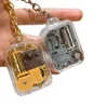 Kids Music Box Movement Keychain Handy Crank Musical Birthday Gifts Toy Musical Instrument Toy Musical Melody Gifts caja 1