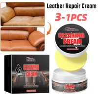 Kit Restaurador de Cuero 3 en 1: Limpiador, Tinte y Reparación de Color para Asientos de Coche, Sofás, Abrigos y Chaquetas