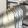Wall Mount Clothes Hanger Student Dormitory Bedside Clothes Drying Rack Space Saving Closet Organizer Clothes Storage Hangers 2