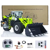1/14 ZW370 Metal RC Hydraulic Loader JDM-198 Controlled Construction Truck 2-Speed Transmission Vehicle PNP Cars Toys for Boy 1