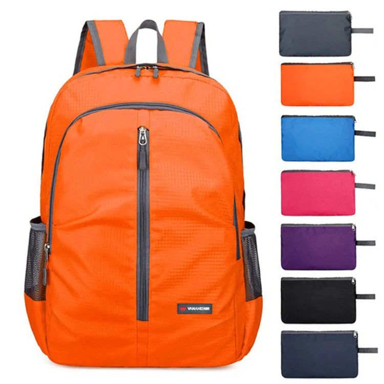 

2024 Summer New Backpack Outdoor Leisure Sports Lightweight Large Capacity Folding Bag