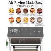 Air Fryer Oven Combo, 12.6 Quart Compact Microwavable Countertop Oven, 9 Presets and 1 DIY Function 2