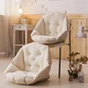 Plush Thickened Warm Dining Chair Cushion, Office Cushion, Integrated Computer Chair Cushion, Student Cushion, 1 Pc 1