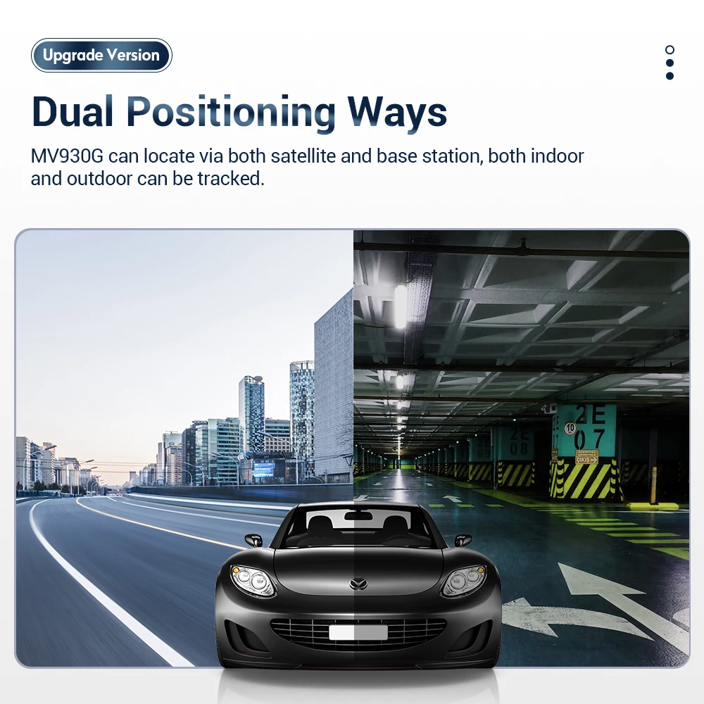 4G Wide voltage MV930G Car Tracker Dual Positioning ACC Battery Detecting Cut Off Fuel Anti-Theft Alerts Globle APP Locating car tracker