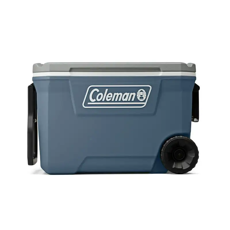 

316 Series 62QT Lakeside Blue Hard Chest Wheeled Cooler for Backyard, Camping, Beach or Tailgate