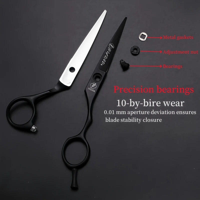 미용 가위 헤어 커팅 머신 VG10 소재 고급 가위 전문가용 5.5인치 헤어 살롱