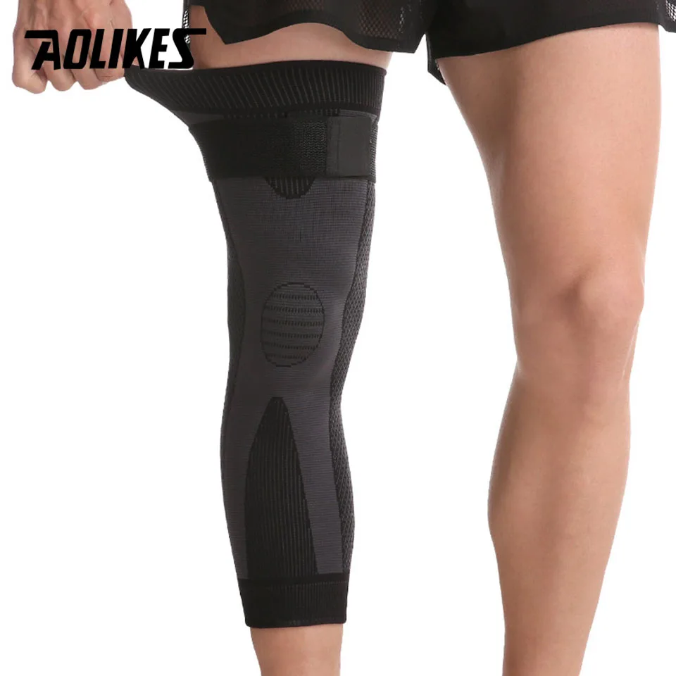 Compression Knee Support Sleeve Pad Brace 1PCS for Volleyball Running
