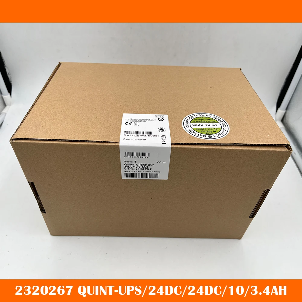 Novo 2320267 QUINT-UPS/24dc/24dc/10/3. 4ah quint DC-UPS 24vdc/10a para phoenix fonte de alimentação ininterrupta trabalhar bem alta qualidade