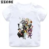 The Nightmare Before Christmas Jack Skellington Halloween Print Kids T-Shirts Funny Girls Clothes Boys T shirt Baby Tops,ooo5901 2