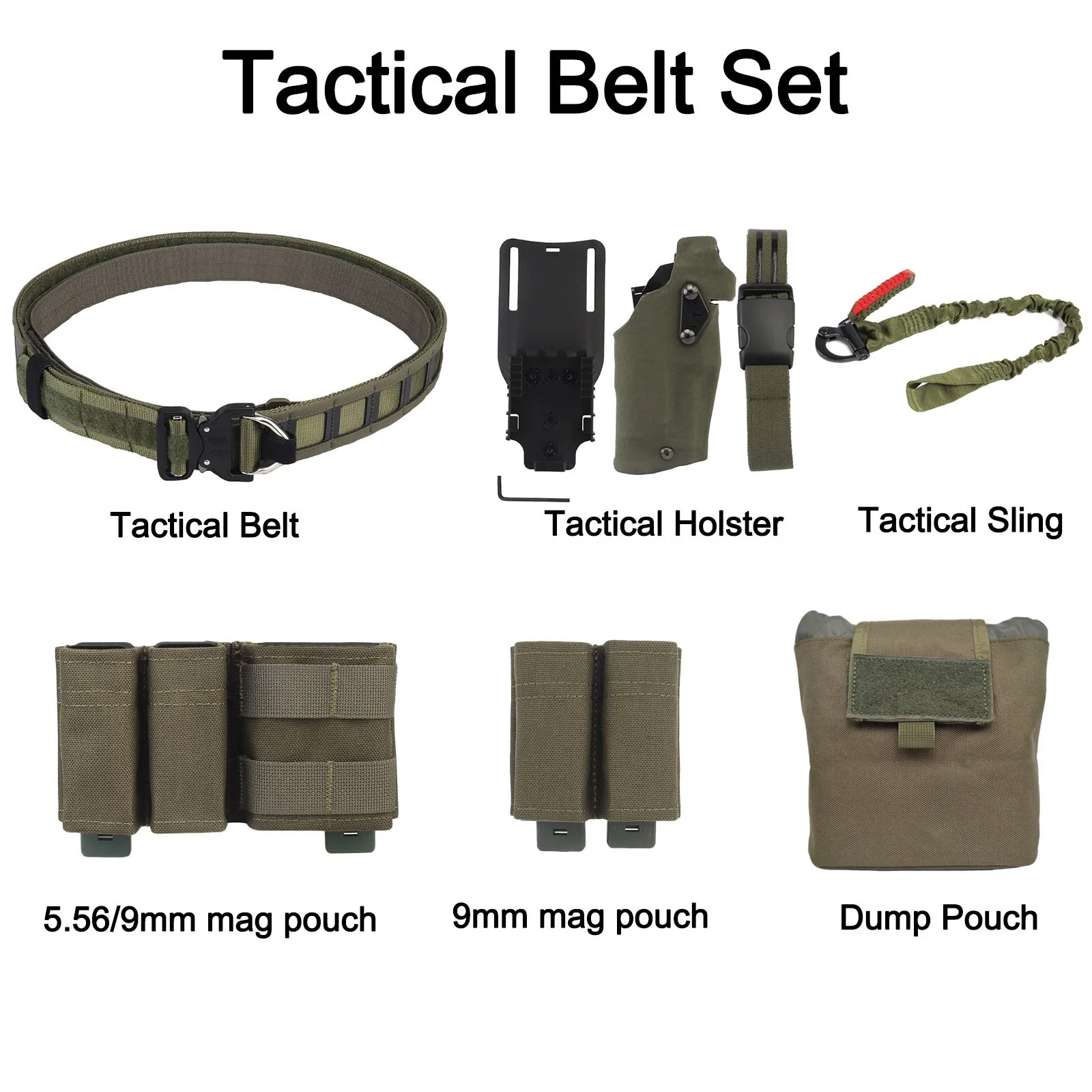 TACNEX Duty Belt System - 1.5 Inch Outer Belt With Inner Belt For Law Enforcement