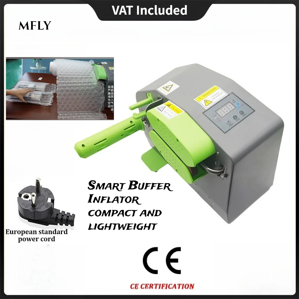 S1-1 Automatische Luftpolstermaschine 110-220V Tragbare Polsterverpackungs-Aufblasmaschine für Luftpolsterfolie und Blasenbeutel
