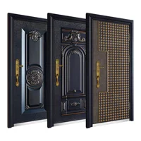 Door Exterior Aluminium Cast Aluminium Safety Door cast aluminum security front entry doors for house 1