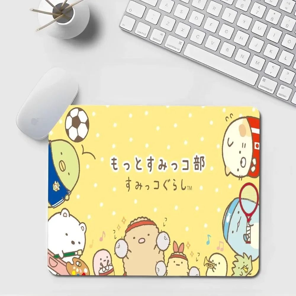 일본 S-Sumikkogurashi 귀여운 타이드 작은 두꺼운 마우스 패드, 게임용 키보드, 테이블 매트, 사무용품, 방 장식, 사무실 책상