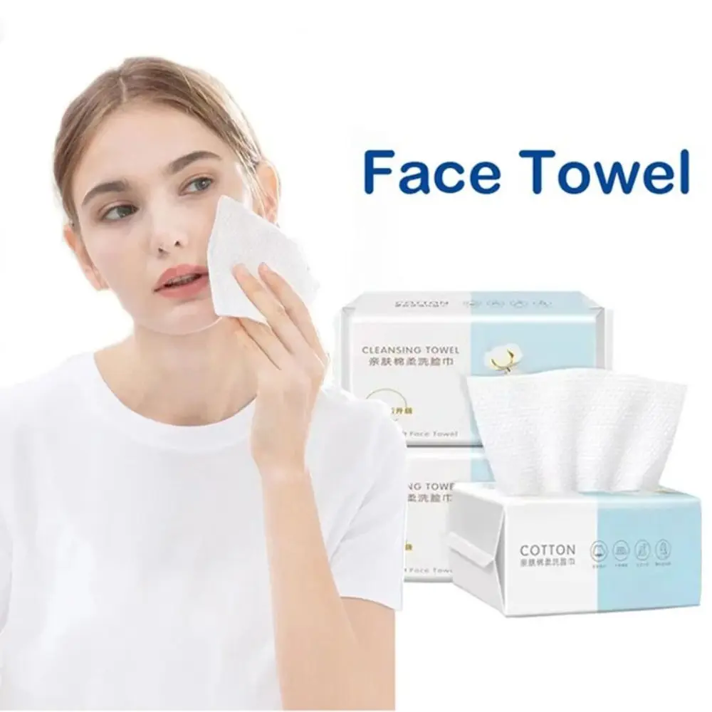 Multifunction Thick Disposable Face Towel Skin Care Skin-friendly Facial Cleansing Towels Non-woven Fabrics Cleansing Tissues