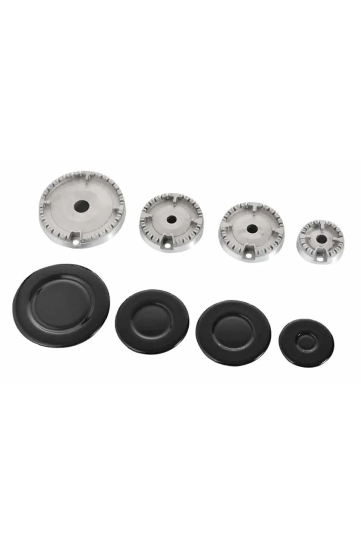 Burner Hat Set Cooker Oven Hob Gas Burner Crown Flame Cap Cover for