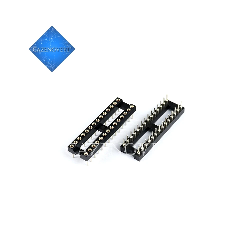 Pack of 5 Round Hole IC Socket Connectors – Various Pin Configurations