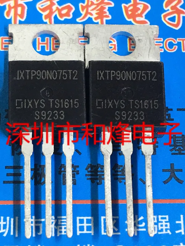 5PCS-10PCS IXTP90N075T2 TO-220 75V 90A On Stock New And Origjnal |