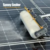 Sunnysmiler Solar Panel Cleaning Rotating Brush Kit Equipment Machine Cleaner Robot With Water Fed Telescopic Pole 1