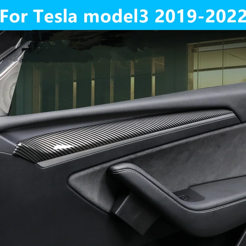 

Накладка на подлокотник Tesla model3 2019-2022. декоративная накладка на подлокотник для внутренней двери.