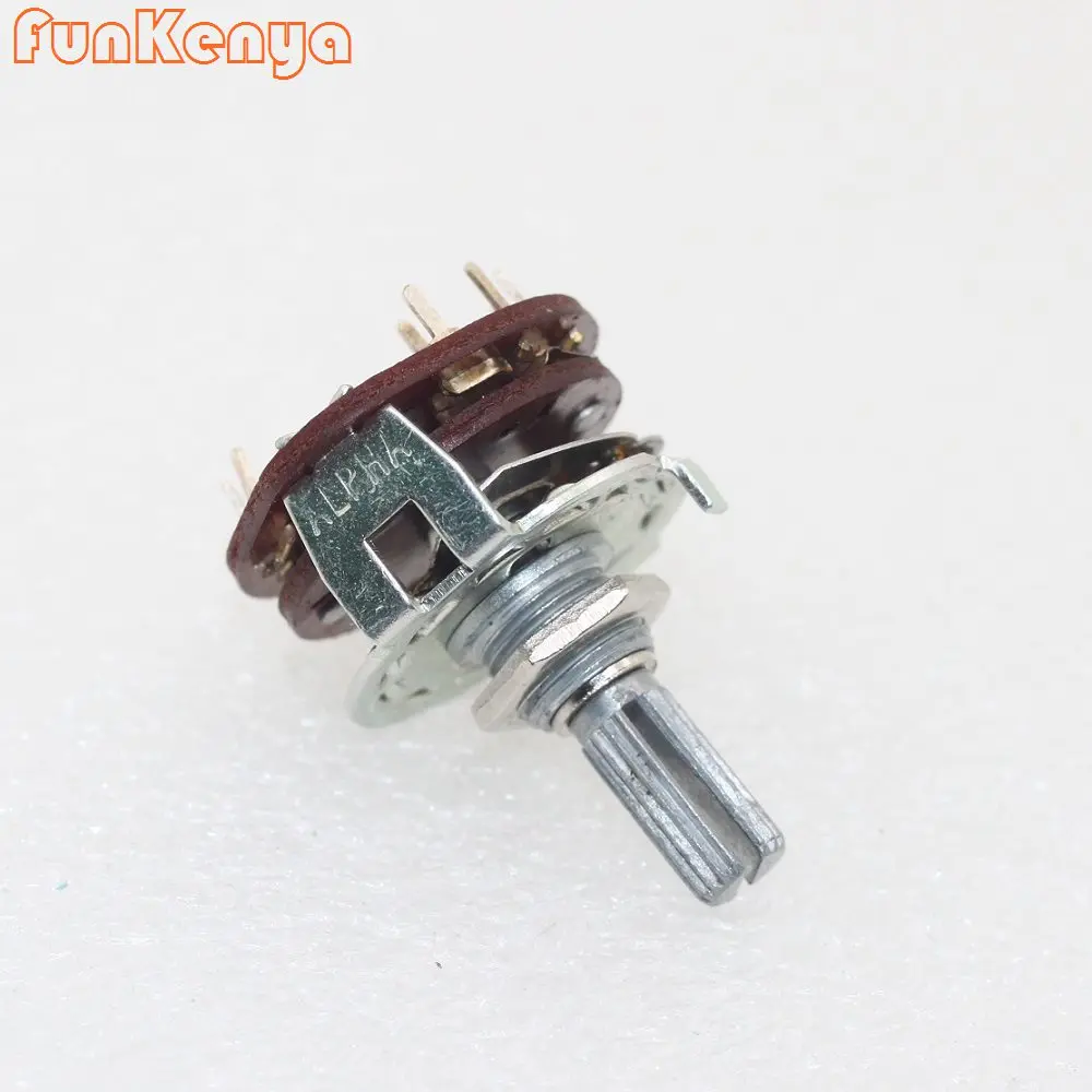 

ALPHA Signal Selector Switch Daul Pole 4 Gear Bank Flower Handle Switch