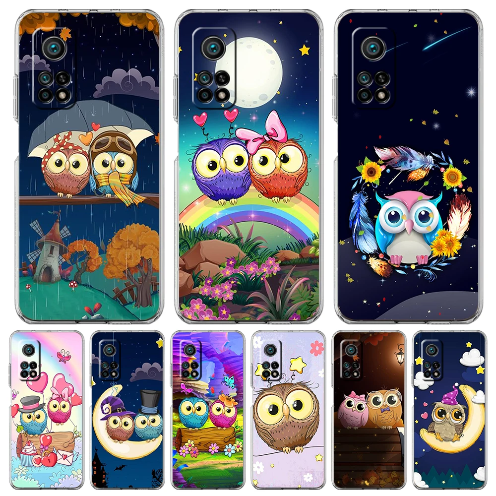 Adorable Owl Soft Transparent Phone Case