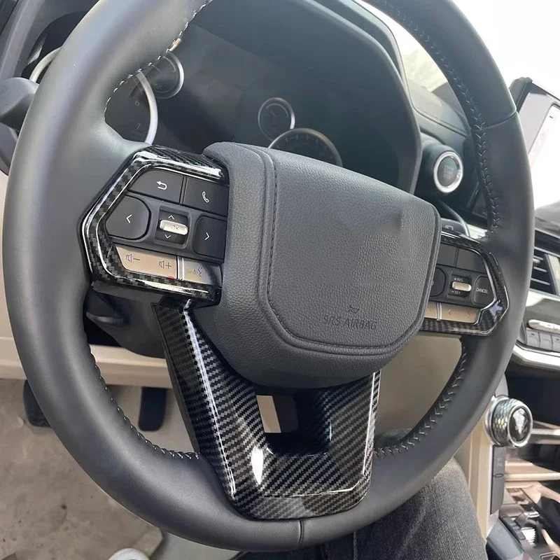 Interior Accessories Steering Wheel Panel Switch Button Cover Trim For Toyota Land Cruiser 300 LC300