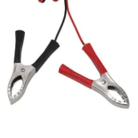 Panneau solaire Portable 50W, cadre en aluminium, panneau solaire en silicium monocristallin avec câble de 9,8 pieds, Clips de batterie rouge et noir DC 18V 6