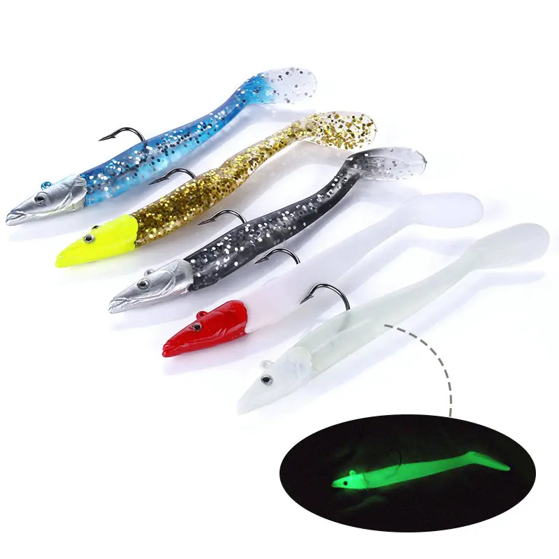 5pcs Appât Dur, Crankbait Lumineux, Accessoire de Pêche Robuste et Durable Accessoire de Pêche Robuste et Durable