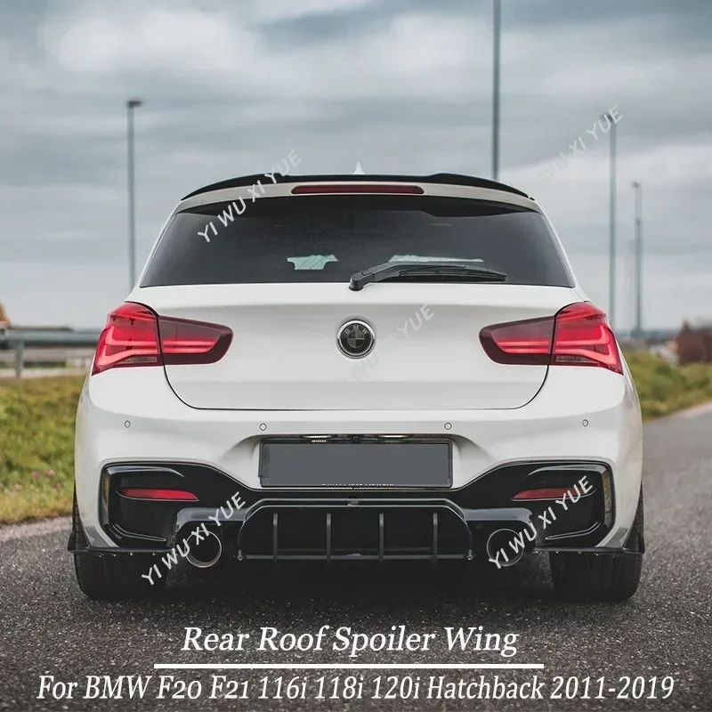 

MAXTON Style For BMW F20 F21 116i 120i 118i M135i 2011-2019 Hatchback 1 Series Rear Roof Lip Spoiler Wing ABS Car Tail Wing