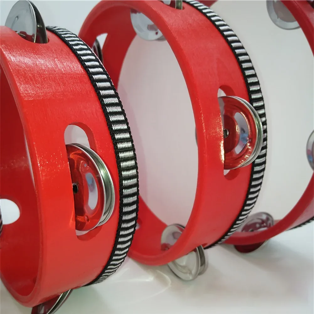 Musical Instruments 4in 6in 8in 10in Tambourine Hand Drums Toys for KTV Party Children Educational