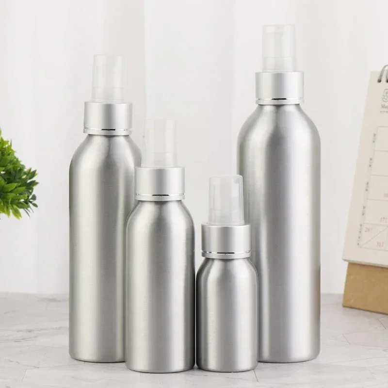 30ml/50ml/100ml/120ml/150ml/250ml Aluminum Empty Spray Bottle Mini Travel Refillable Perfume Cosmetic Container Sprayer Atomizer — view 2