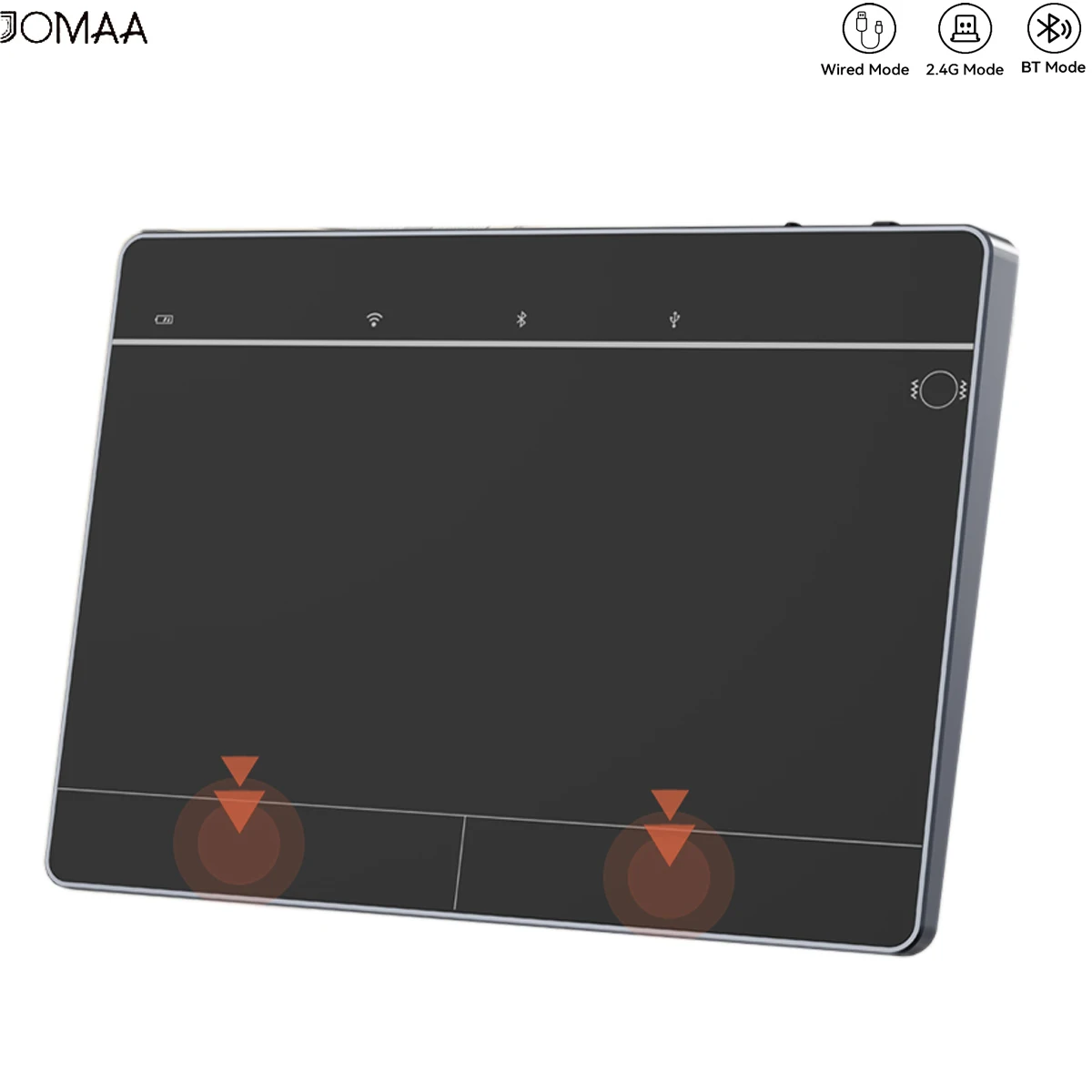 JOMAA Wireless Bluetooth Trackpad Mouse for Windows 10/11 Large High-Precision Touchpad Mouse with Left and Right Click bluetooth trackpad