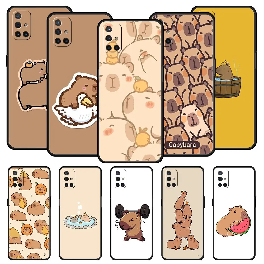 Capybara Couple Animal Design Phone Case Cover
