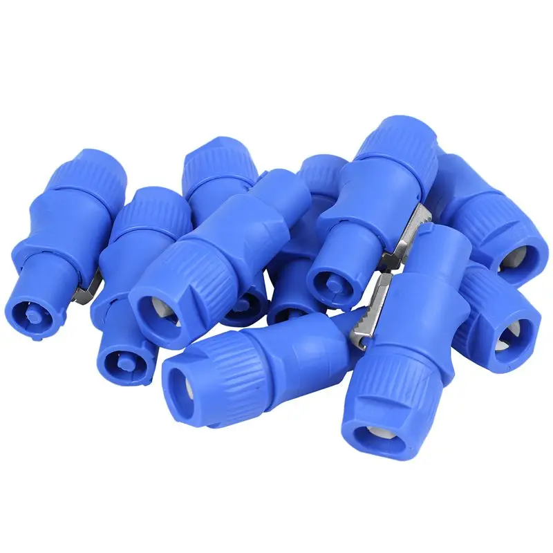 RISE-10Pcs/Lot Nac3fca Speakon ÷ 3  Male Powercon Ŀ 20A 250V Ac  ÷ Ŀ