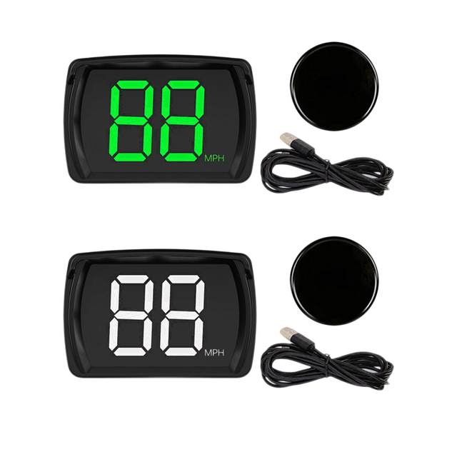 Generic HUD Head up Display Speedometer MPH Universal Plug and Play Auto Accessory for SUV Car Bus Vehicle Electric Scooter