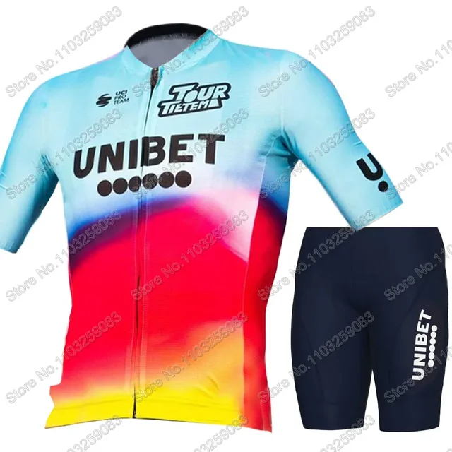 Slowakije Team 2025 Unibet Wielertrui Team Set Korte Mouw