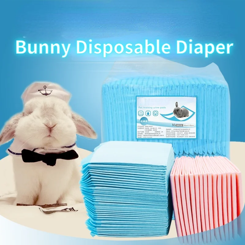 10pcs Super Absorbent Disposable Diaper For Rabbit Hamster Small Pet