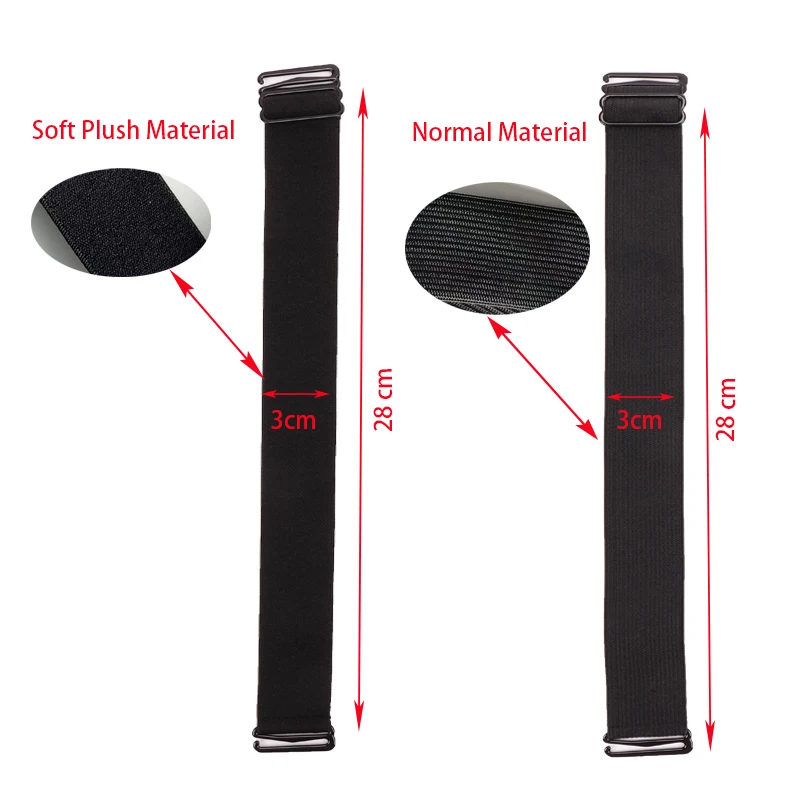 Plussign 3Pcs Wig Strap With Hook For Fixing Wigs Wig Grip Black Elastic Band For Wigs Wig Adjustable Straps For Sewing Back