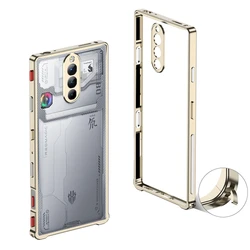 Luxury Aluminum Alloy Bumper Frame with Metal Camera Protection - ZTE nubia RedMagic 8S Pro+ (Gold)